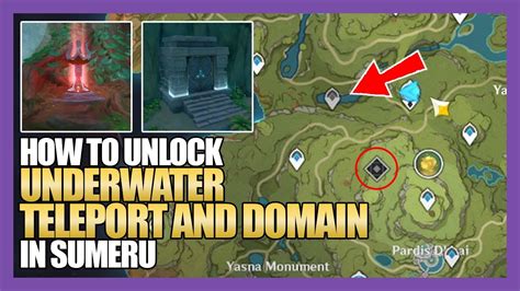 How to unlock the underwater Teleport Waypoint in Sumeru in。